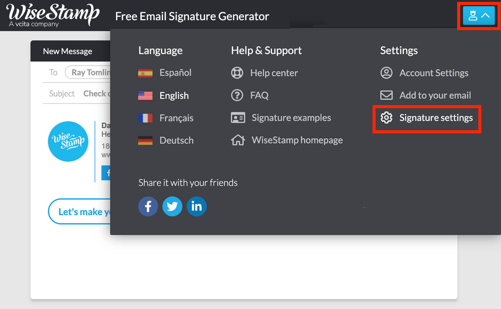 assign multiple signatures to different accounts in outlook 365
