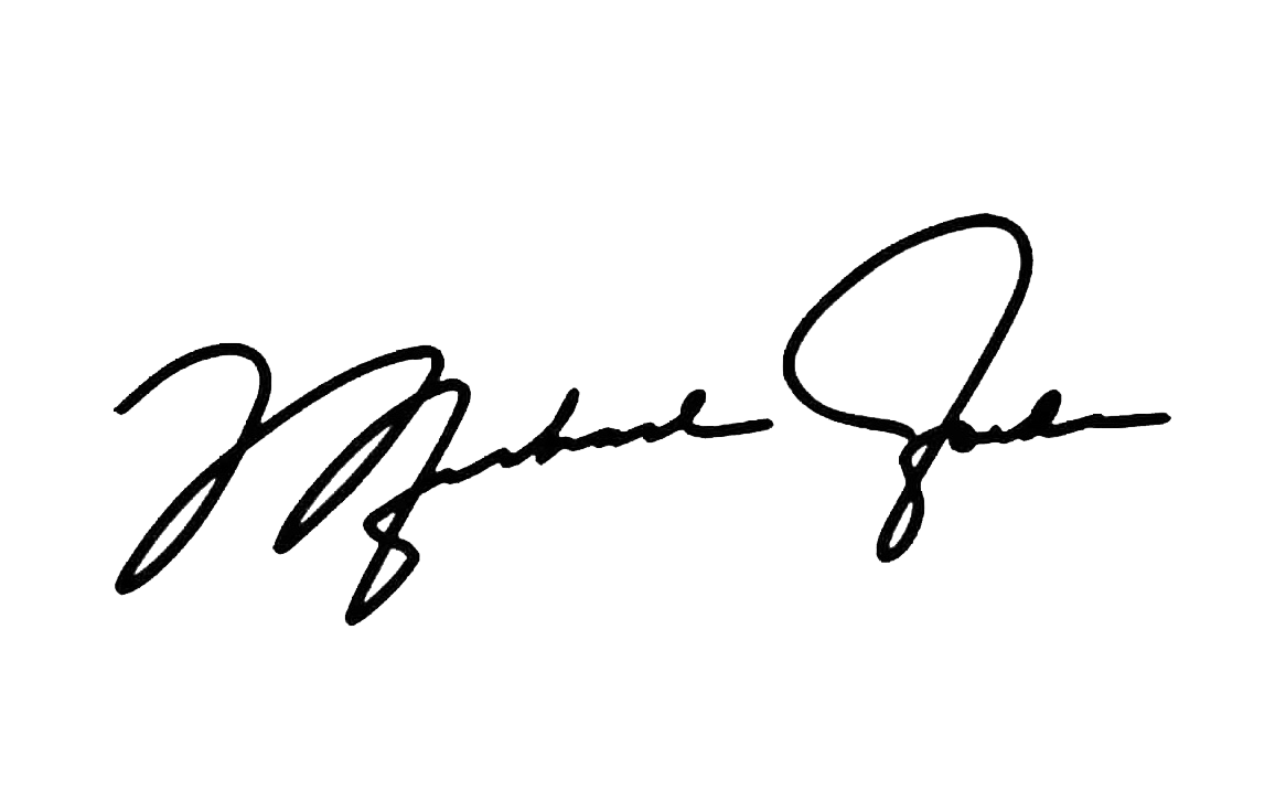 Michael Jordan personal autograph