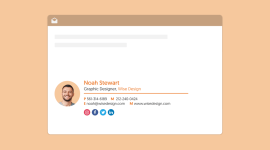 Animated GIF Email Signature Maker by WiseStamp