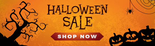 email sales banner for Halloween