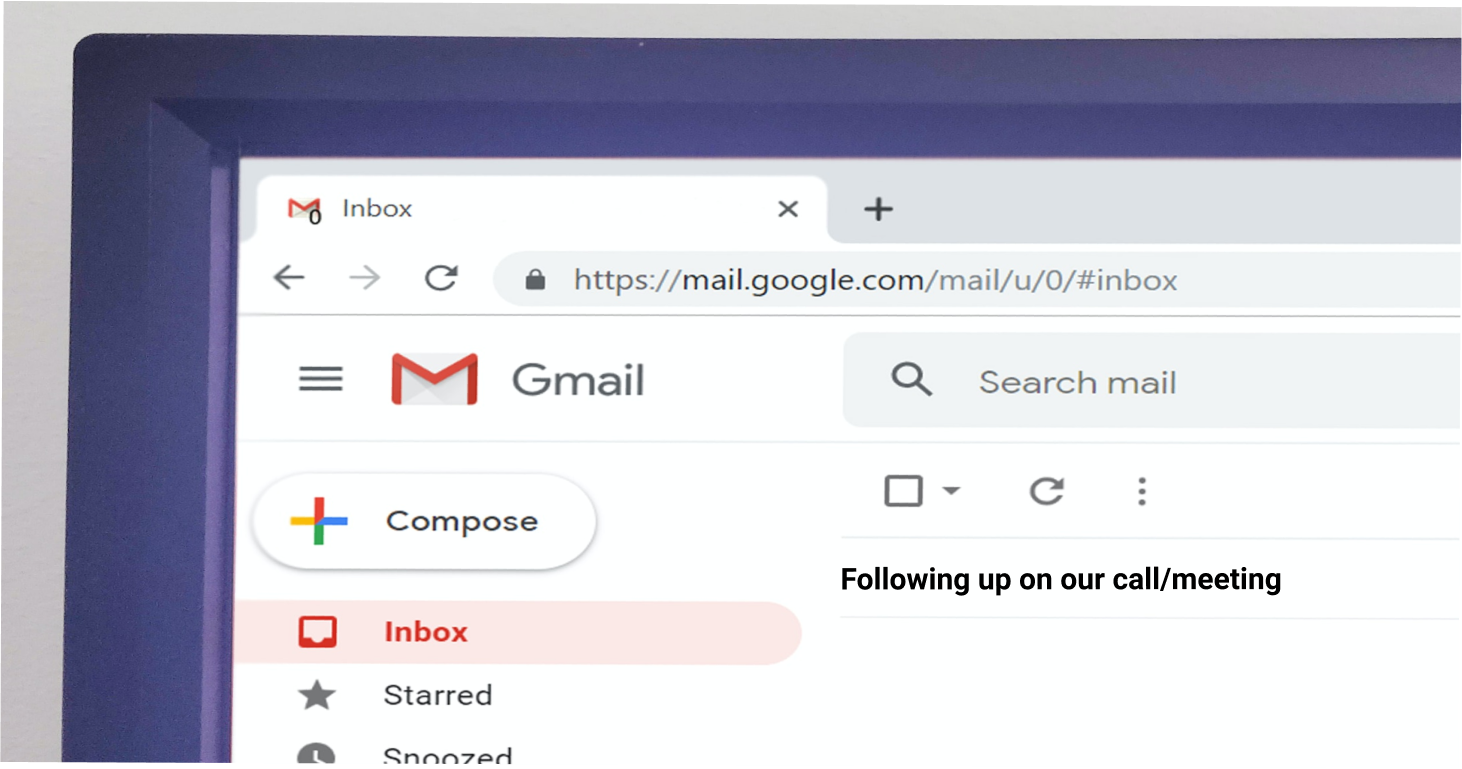 sending an email with a follow up email opening line