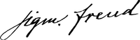 Sigmund Freud signature