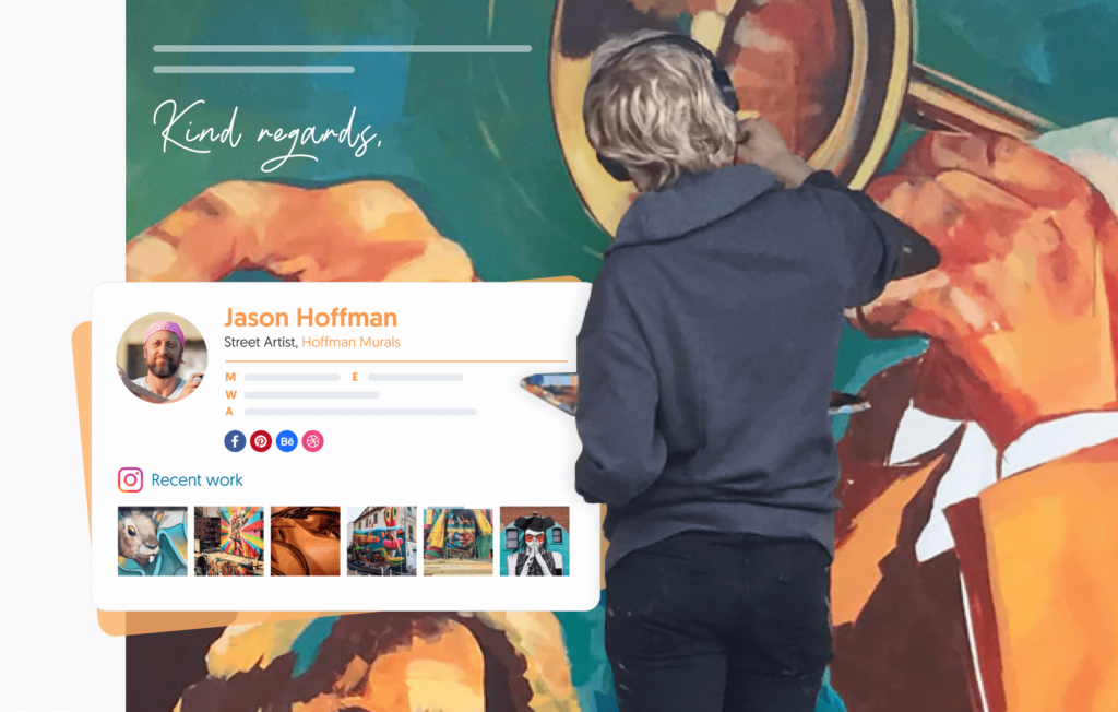 artist email signature examples
