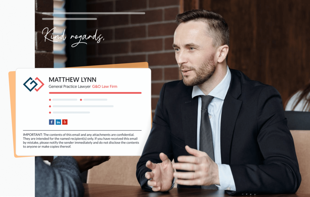 lawyer email signature examples