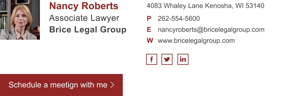 minimal email signature design for lawyer signature footer with custom button