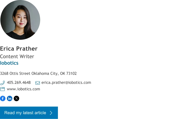 Example for Yahoo Mail signature with added personal image and hyperlink