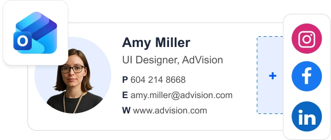How to Add Social Media Icons to Outlook Signature