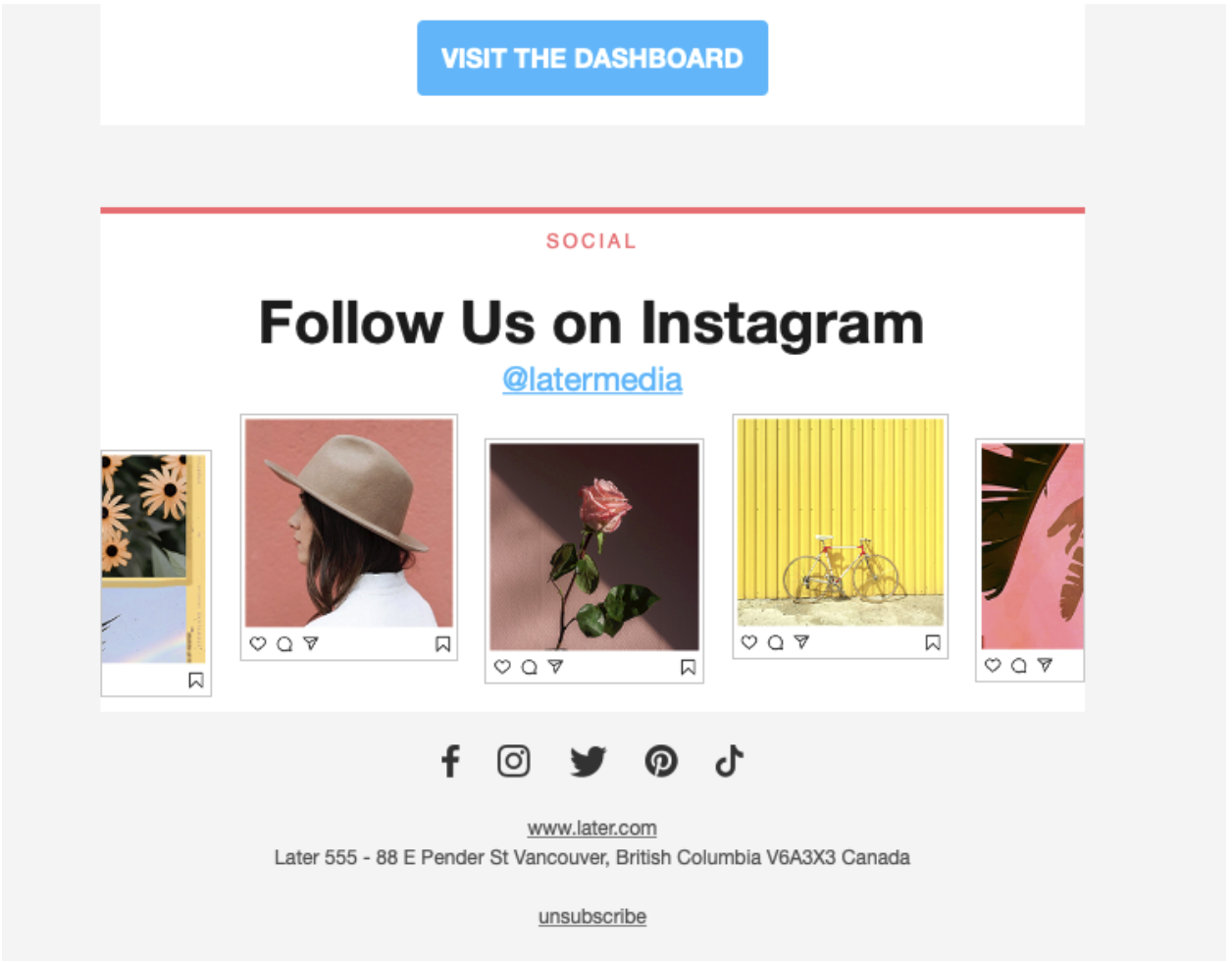 Improve Your Email Deliverability by adding a follow on IG CTA
