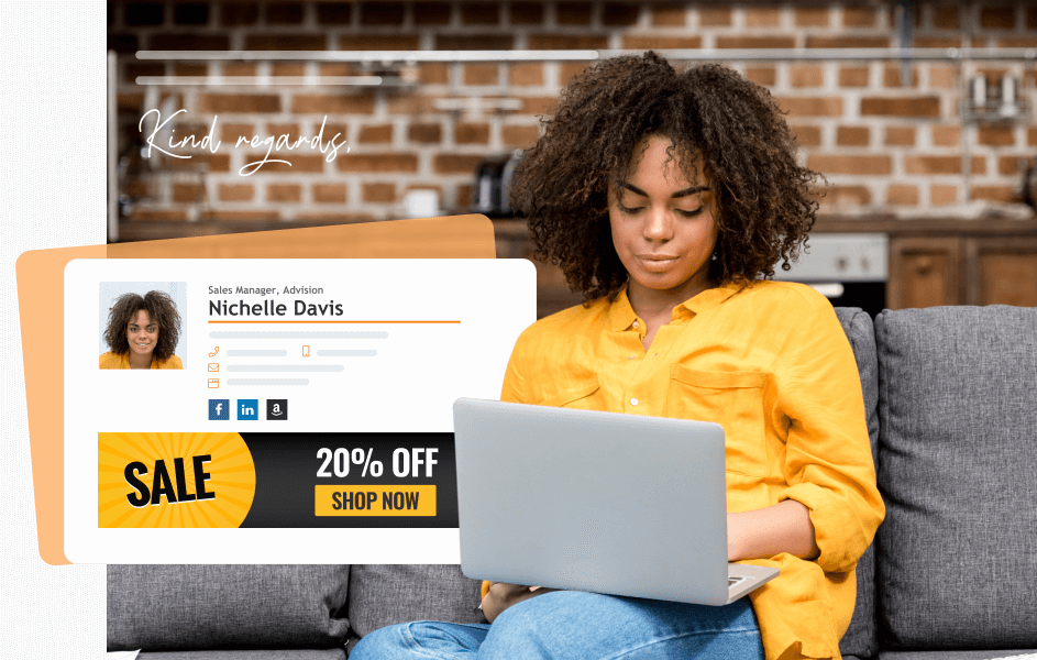 email signature banner examples