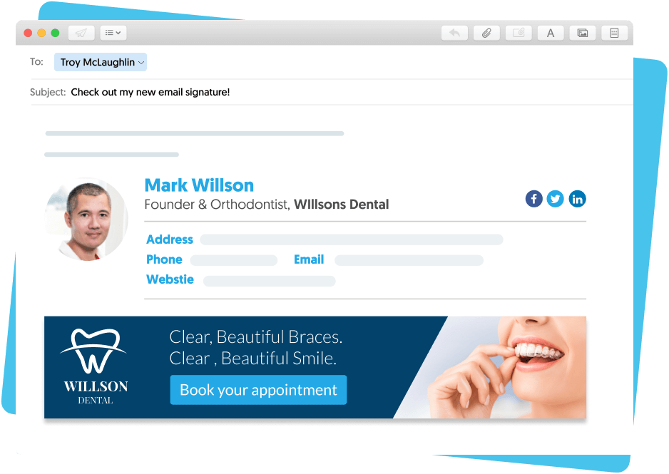 Add images & links to Mac Mail signature (1min guide)