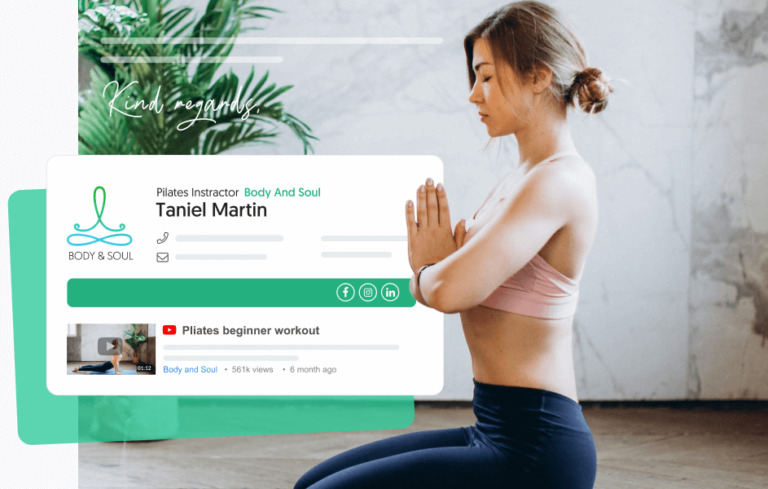 video email signature examples