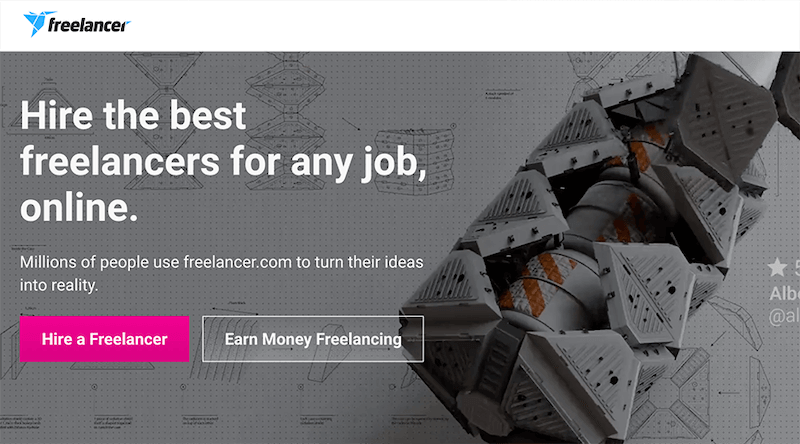 Freelancer - top sites to earn money freelancing