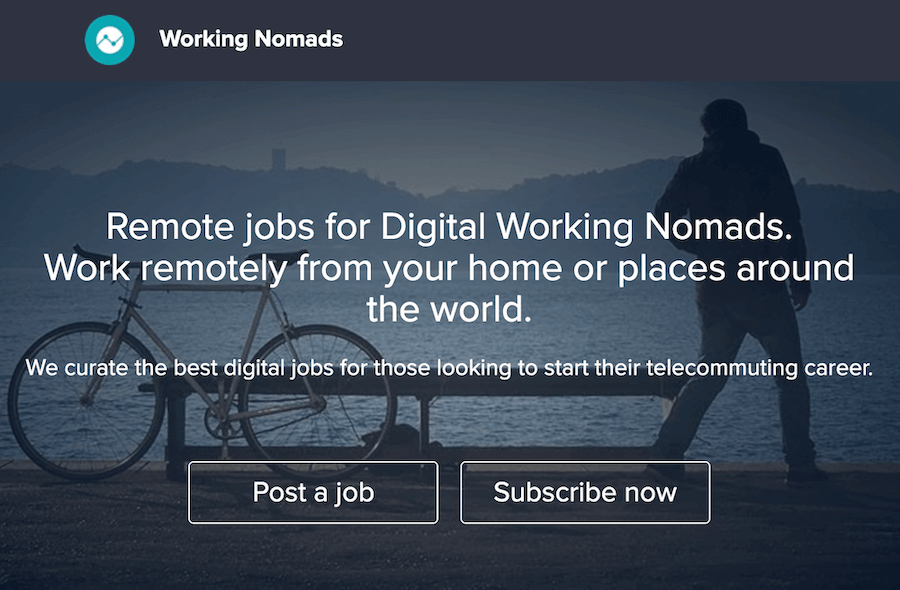 Working Nomad - top site for freelancer works online