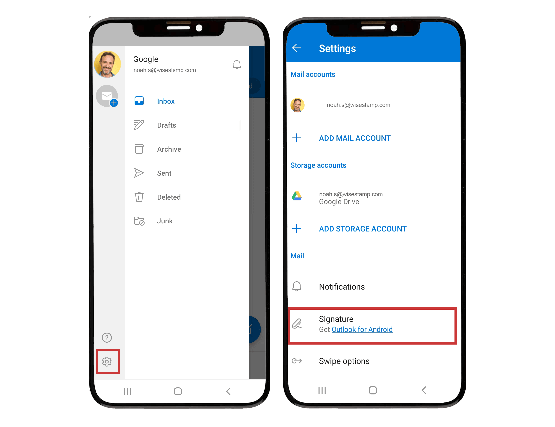 Add a beautiful Outlook mobile signature (in 5 minutes)