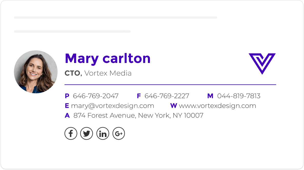 branded email signature design