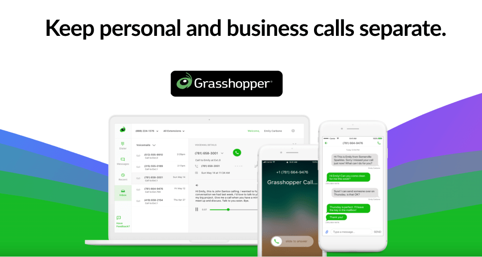 Grasshopper best virtual phone system for small business-min