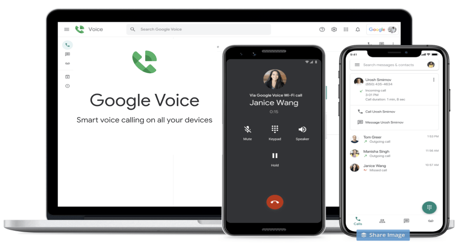 google voice best virtual phone system for small business-min