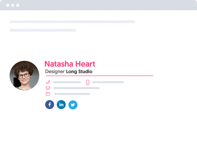 Animated GIF Email Signature Maker by WiseStamp