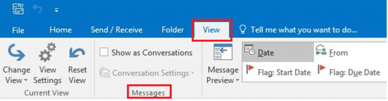 Organize Outlook emails by thread (easy 1-minute guide)