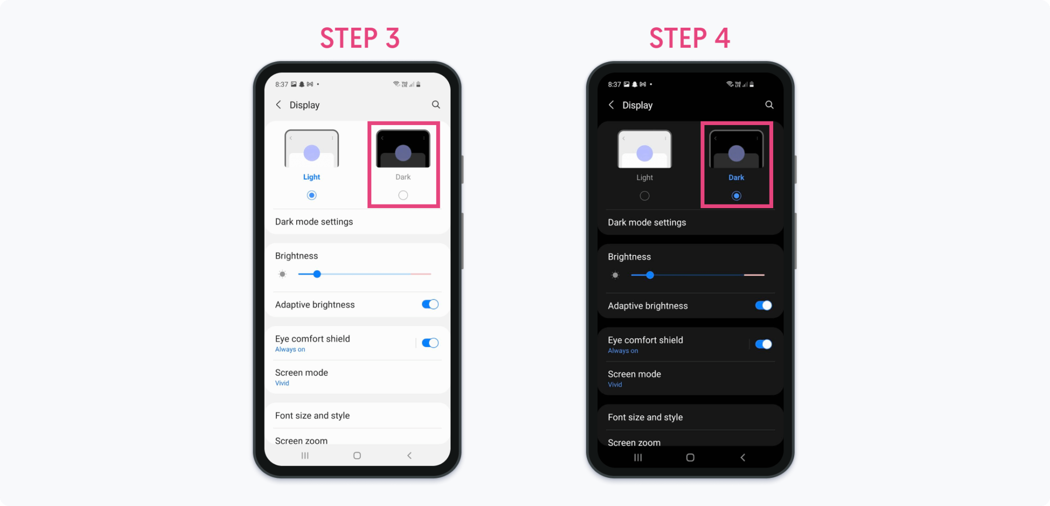 Turn on and off dark mode on Chrome (1min easy guide)