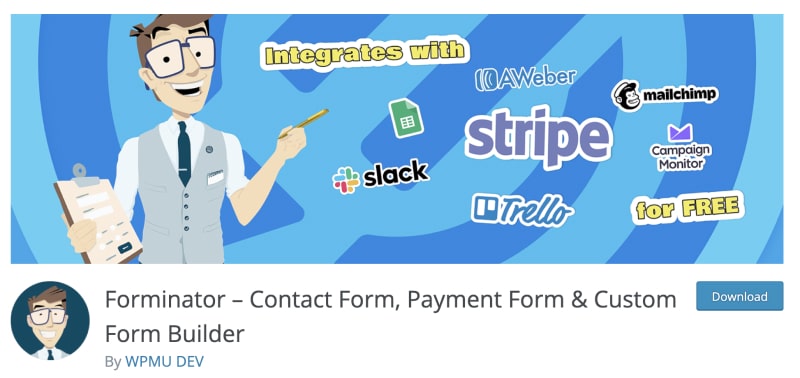 Forminator – Contact Form, Payment Form & Custom Form Builder