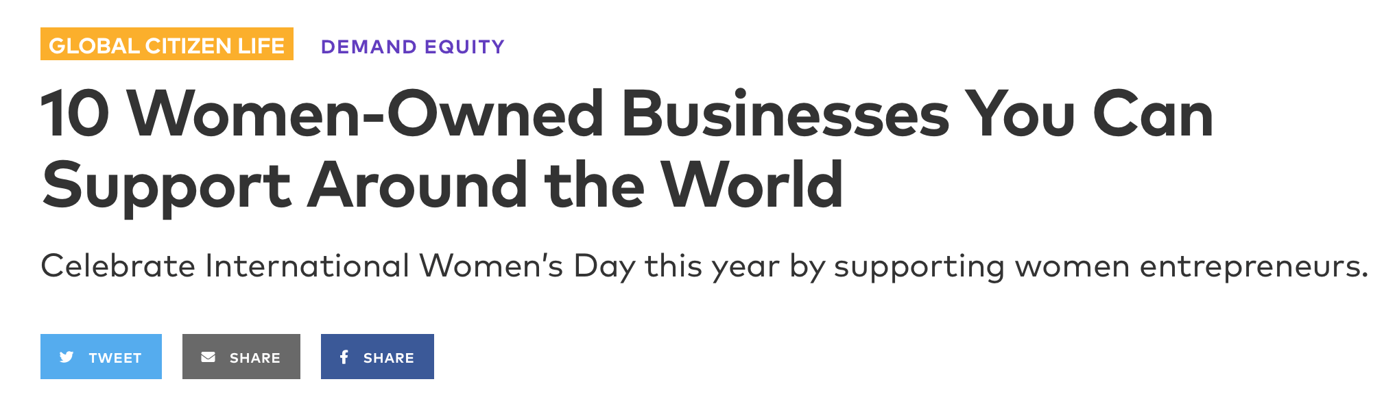 Happy Women’s Day advertisement ideas - Support women owned businesses