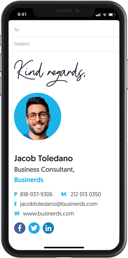 jacob-mobile email signature