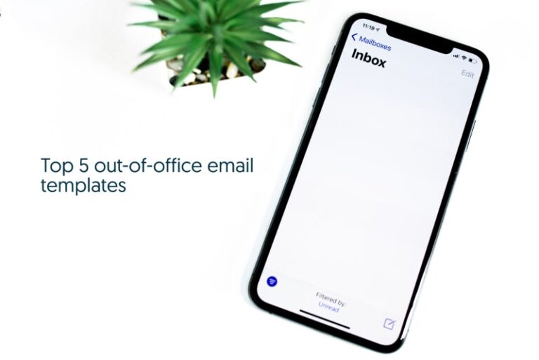 Top 5 Out-of-Office email template examples