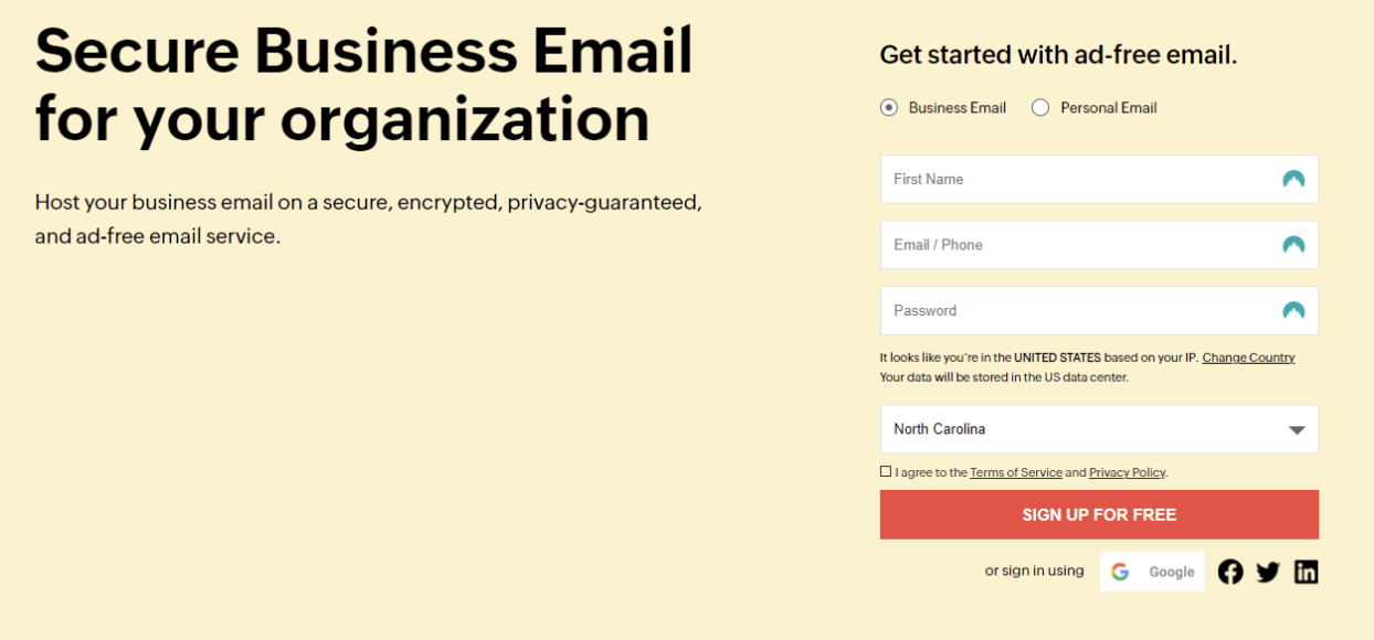 Secure Business Email Hosting for your Organization