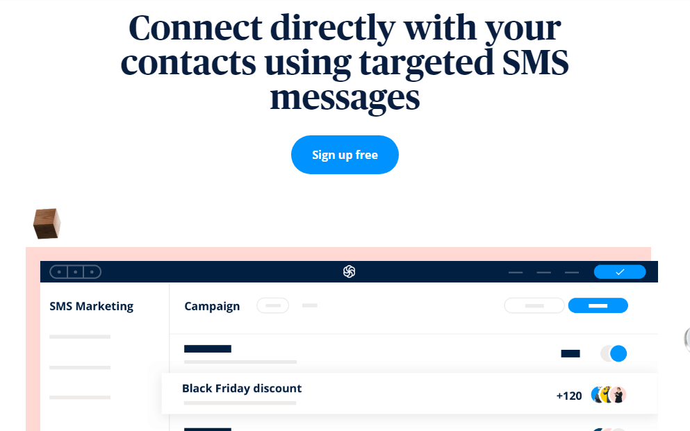 Sendinblue sms marketing service