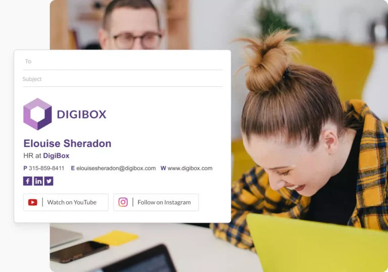 Start up team email signature