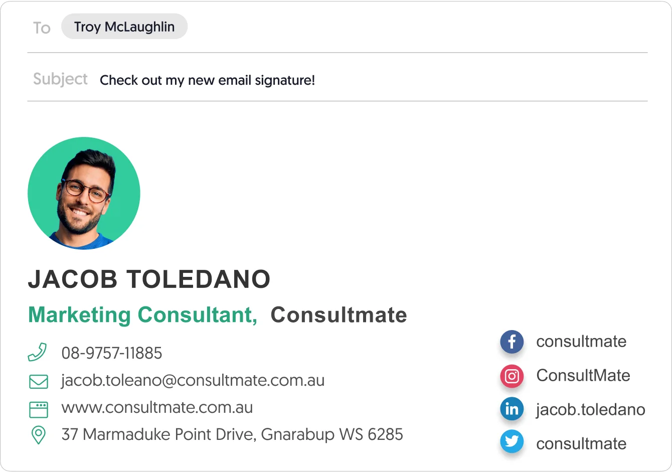 social media icons for email signature gmail