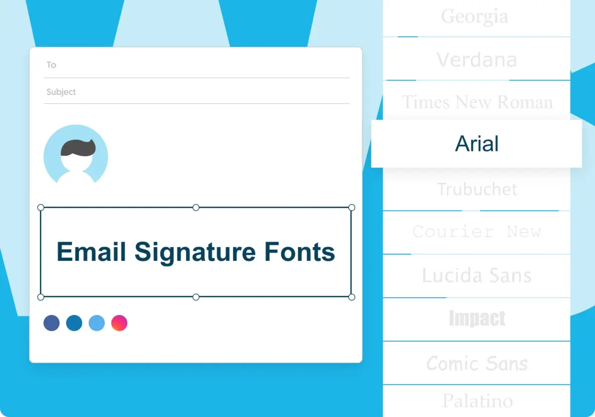 best fonts for email signatures
