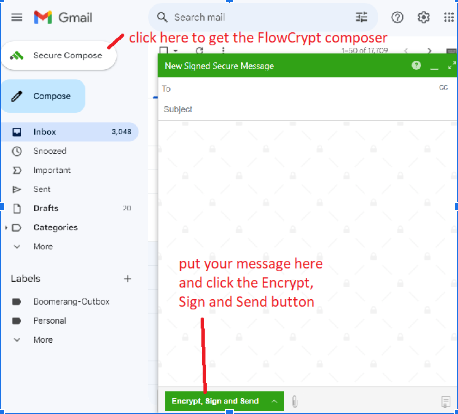 gmail encryption with FlowCrypt