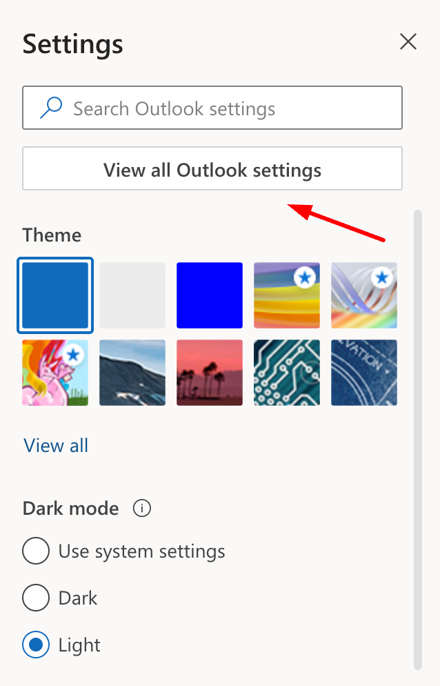 outlook signature not showing view all settings