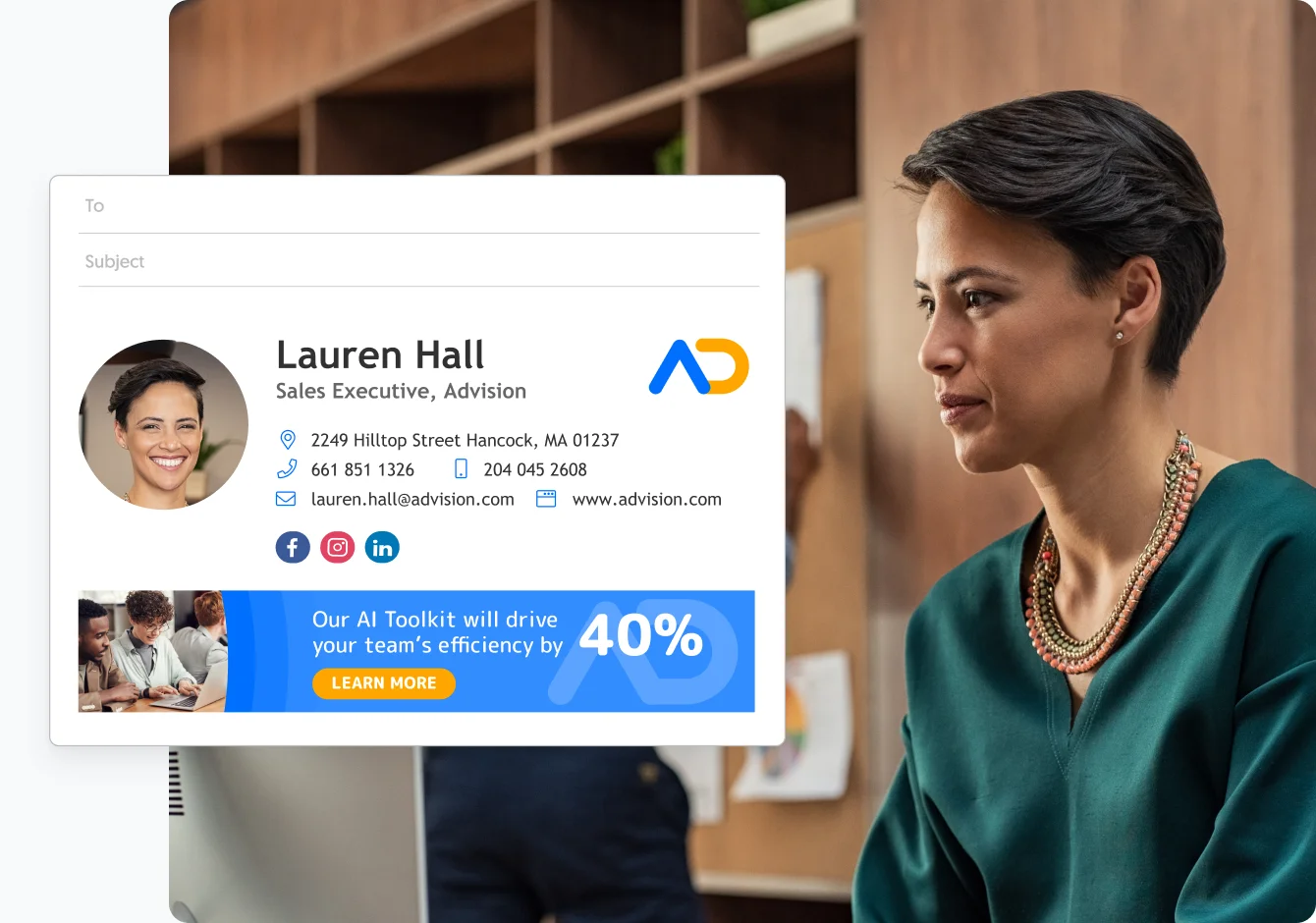 Create a personal email signature in 5 min + templates
