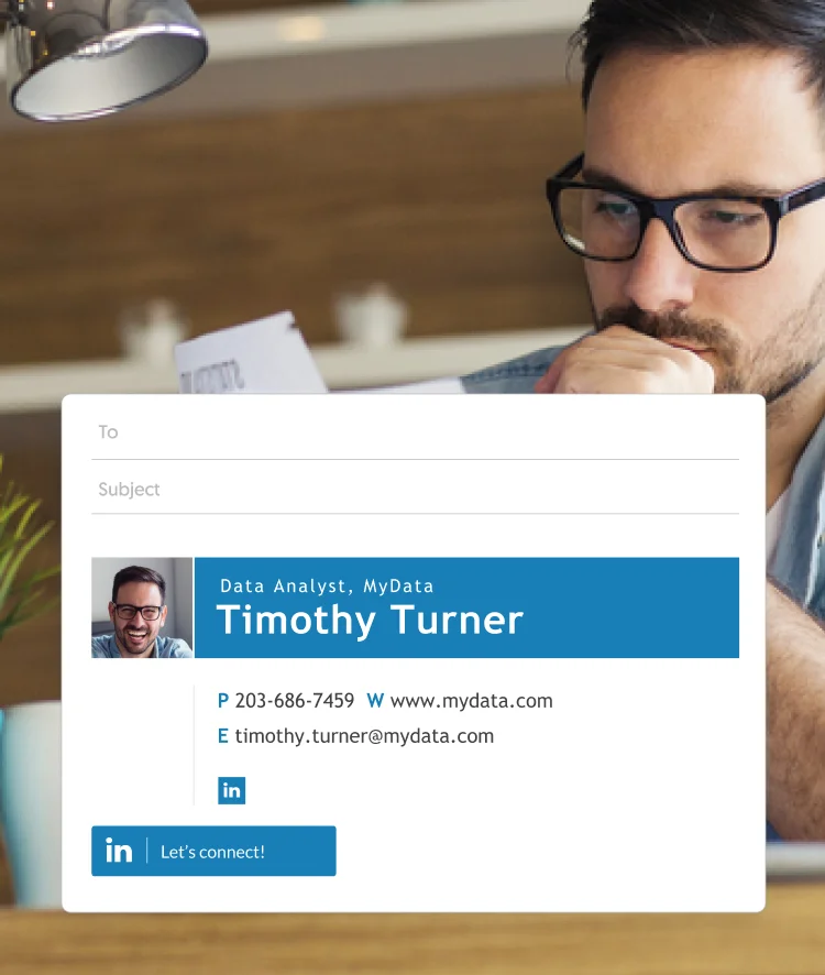 linkedin email signature