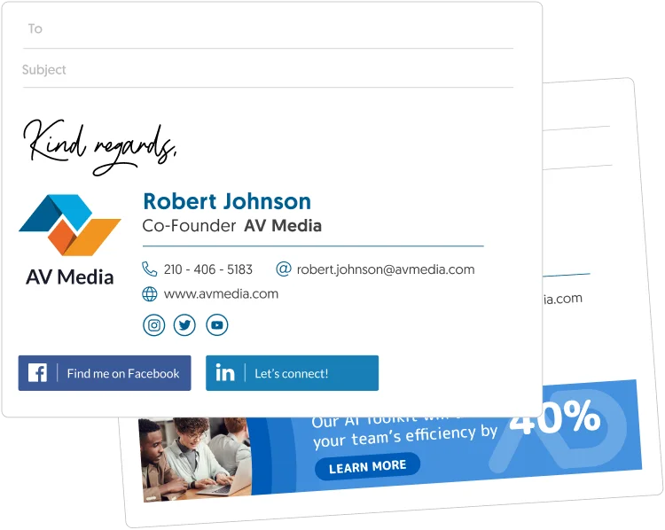 Email Signature Examples & Free Generator by WiseStamp