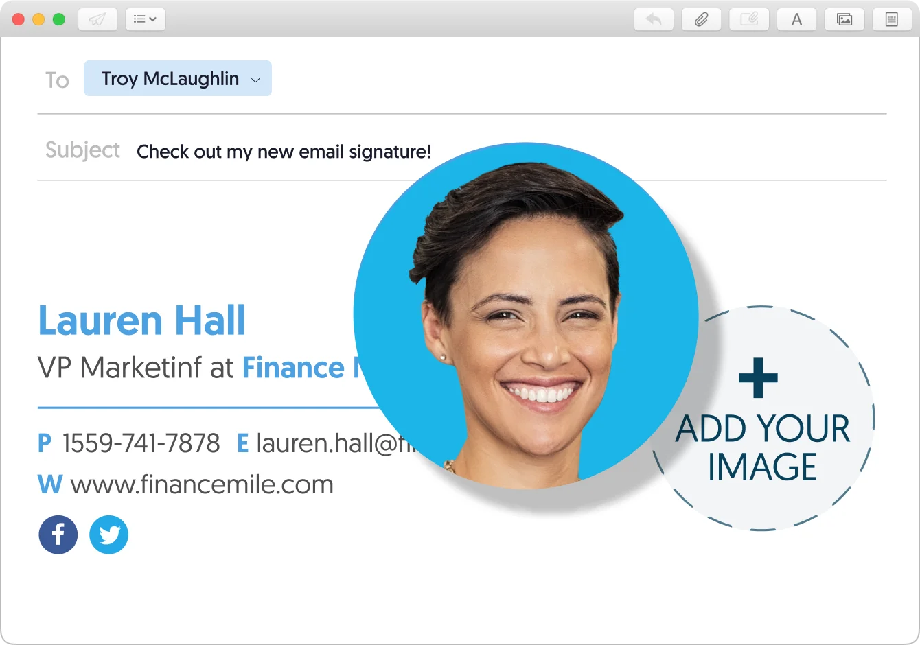 Add a signature in Mac Mail