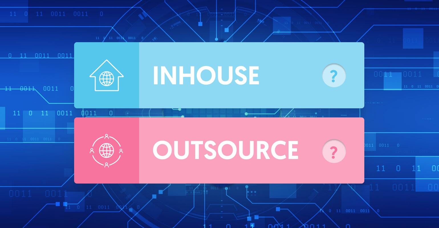 IT departments inhouse vs outsource