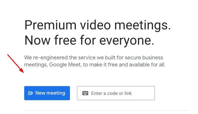 step 2 accessing google meet