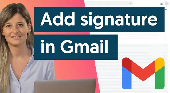 Video: Agregue una hermosa firma en Gmail con imagen, íconos sociales y más