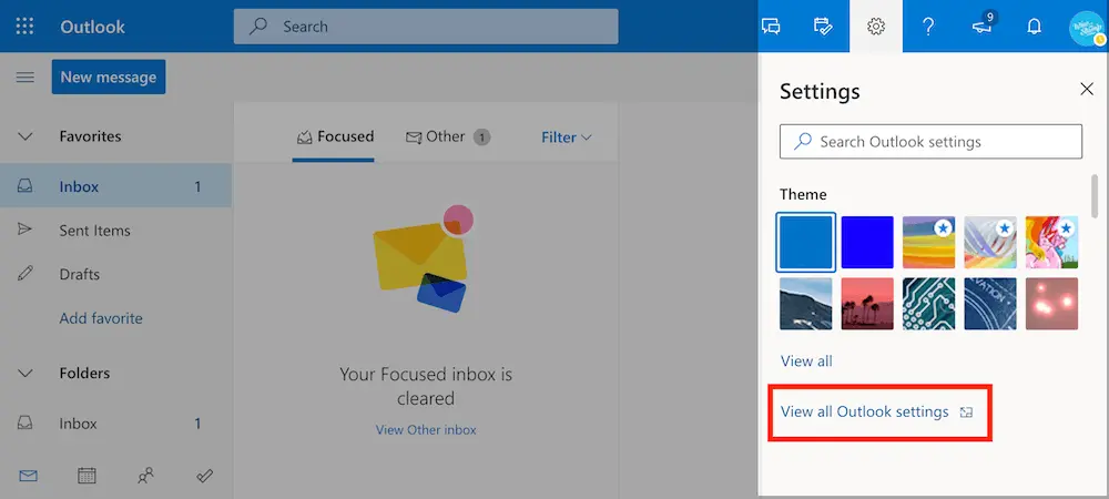 add email signature to outlook 365 step 1