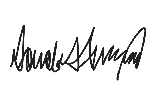 Donald Trump Signature