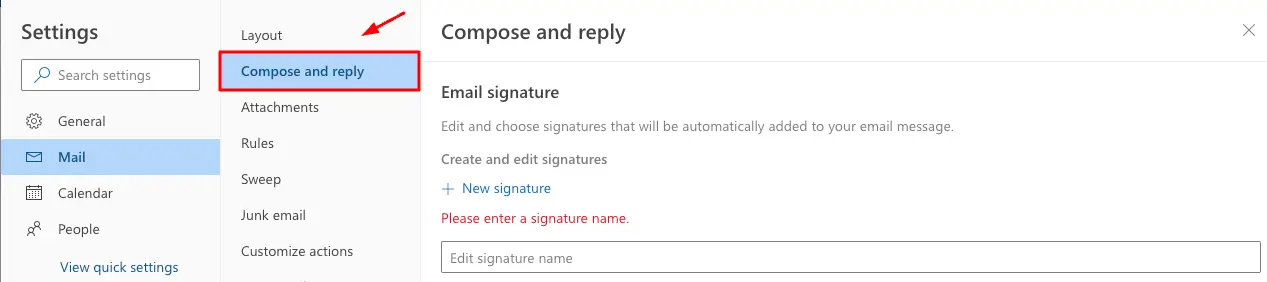 step 2 for outlook.com signatures
