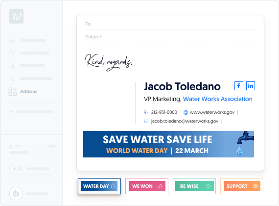 email signature solution for public sector