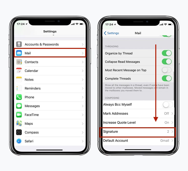 open settings