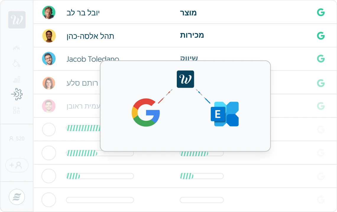 סנכרון חתימות המייל בארגון באמצעות google workspace או outlook exchange