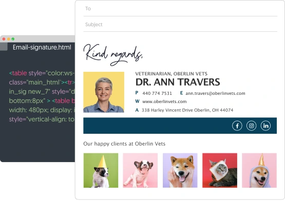 html email signature guide
