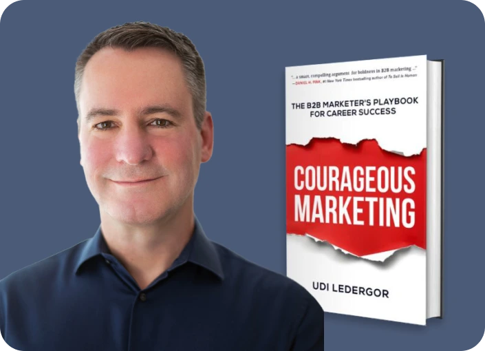 Udi Ledergor and book for Inbound